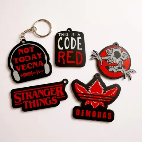 Stranger Things keychain Pack 5 Piece