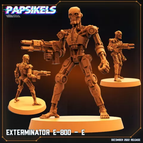 EXTERMINATOR E-800 - E by PAPSIKELS MINIATURES