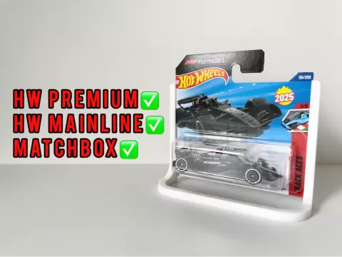 1:64 Die-cast Display stand - Hot Wheels/MatchBox
