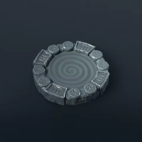 Fantasy Football Number III Dungeon Portal (3) by Moonshine Miniatures