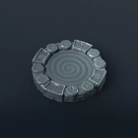 Fantasy Football Number II Dungeon Portal (2) by Moonshine Miniatures