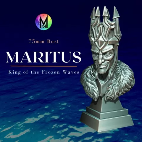 Maritus - King of the Frozen Waves by Moonlight Minis- Christine Van Patten