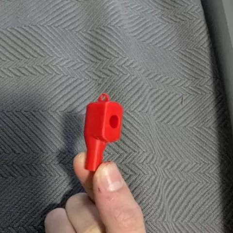 Airsoft Mag Unloader Keychain.
