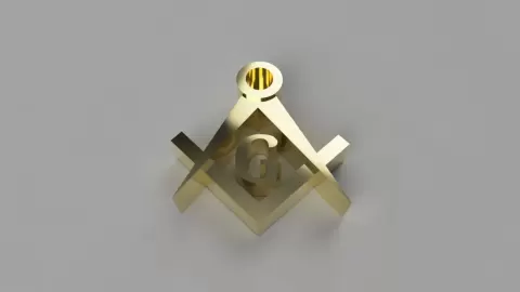 Freemason Blue Lodge Compass and Square - Djstumpy1980