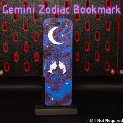 Gemini Hueforge Bookmark - Zodiac
