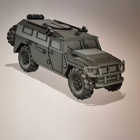 GAZ TIGER M 23115 20mm 1/72 Elhiem Russian SUV by matthew hingley