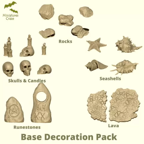 Base Decoration Set by MiniaturesCraze