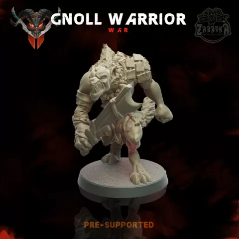 Gnoll warrior by Zabavka Workshop