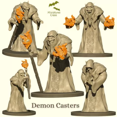 Demon Casters by MiniaturesCraze