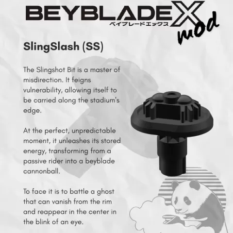 Beyblade X Bit Mod Sling Slash SS