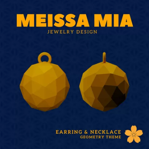 15. Biscribed Propello Icosahedron – 24. Biscribed Chiral Solids Earrings & Necklace - Geometric Earring - Sacred Geometry Necklace Fashion Statement