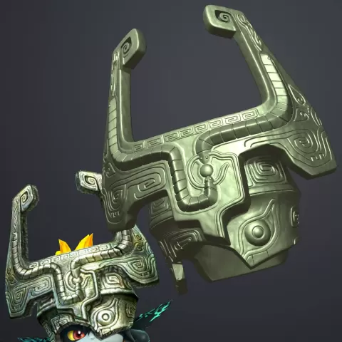 Zelda: Twilight Princess - Midna's Mask/Helmet Fused Shadow - FumblingMaoMao