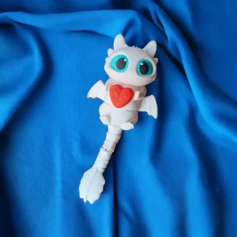 Flexi Articulating Toothless ( KeyChain / Magnet ) - 3DJPDESIGNS