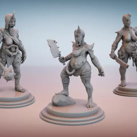 Pox Brides. Brides. by ZBSminiatures