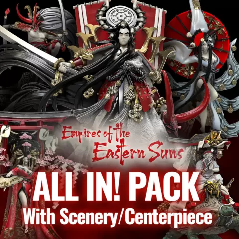 Empires of the Eastern Suns All in Pack (with scenery/Centerpiece) by Heroes Infinite