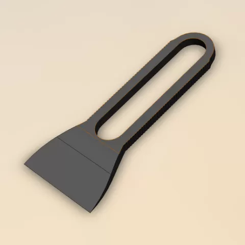 Mini Bed Scraper – Compact 3D Printer Tool | STL File