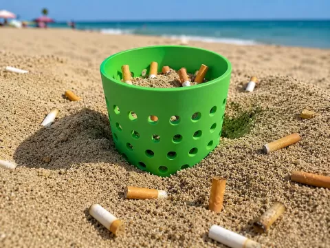 Portable Cigarette Butt Collector