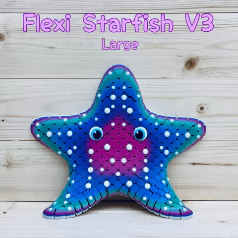 Flexi Starfish V3 (Large) by ENIQUE3D