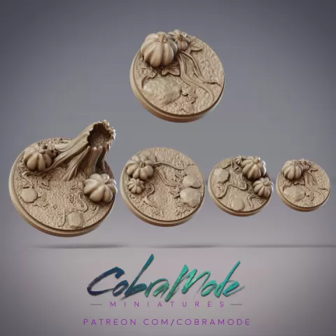 Pumpkin Base Pack (4pcs) by CobraMode