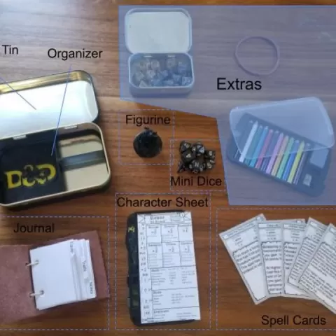 Mini Character Sheet Kit for DnD 5e by Dan Lynch