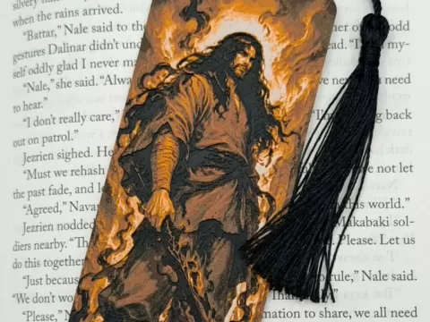 Vasher & Nightblood Textured Art Bookmark