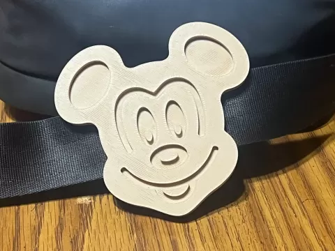Mickey Waffle Bag Strap Charm