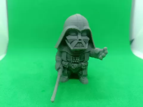 Chibi Lord Vader Star Wars Fanart 3D Sculpture