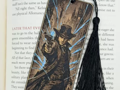 Waxillium Ladrian Art Bookmark - Mistborn Era 2