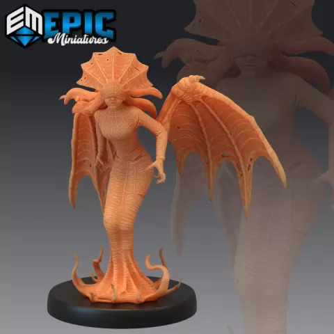 Atlach Nacha's Daughter Angry / Spider & Bat Goddess / Lovecraft Entity / Cosmic Horror by Epic-Miniatures