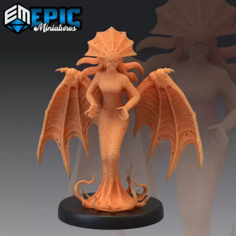 Atlach Nacha's Daughter / Spider & Bat Goddess / Lovecraft Entity / Cosmic Horror by Epic-Miniatures