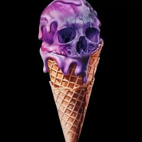 ice cream scull