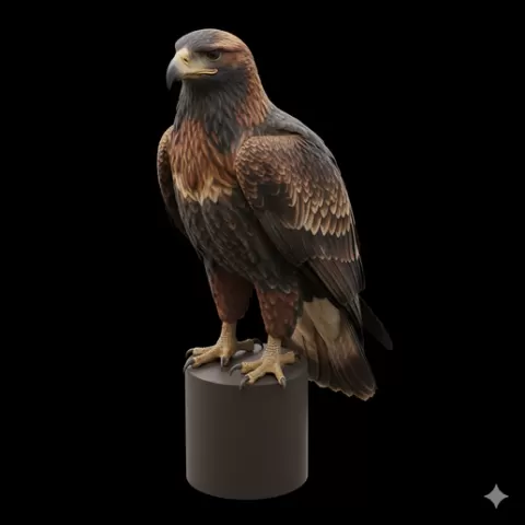 Wedge-tailed eagle standing tall, bird, birds, avian, animal, wildlife, nature, wings, feathers, beak, flight, flying, perch