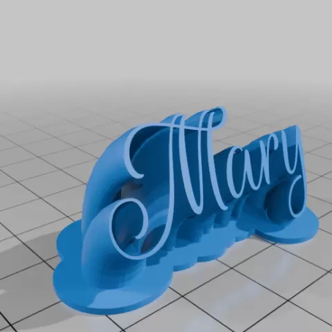Mary Sweeping name plate