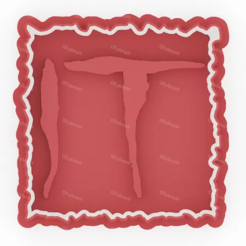 IT Logo - Cookie Cutter & Stamp - 8 cm