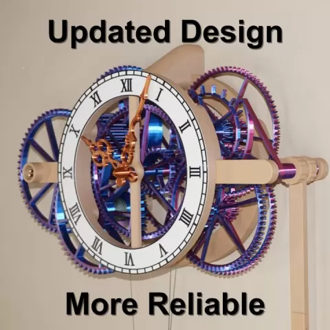 Large Easy Build Clock by Steve Peterson
