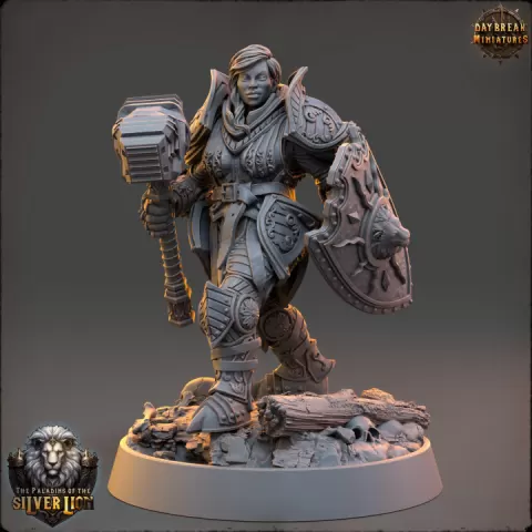 Isabelle Du Lion d'Argent - The Paladins of The Silver Lion by Daybreak Miniatures