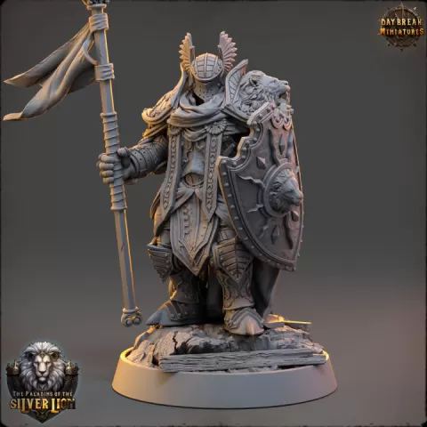 Colonel Thierry du Lion d'Argent - The Paladins of The Silver Lion by Daybreak Miniatures
