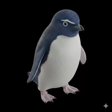 Little blue penguin walking, bird, birds, avian, animal, wildlife, nature, wings, feathers, beak, flight, flying, perch
