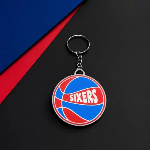 Sixers keychain