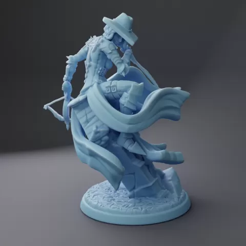 Vehnnesa the Vampire Hunter ( Female Ranger / Human Rogue / Blood Hunter ) by Twin Goddess Miniatures