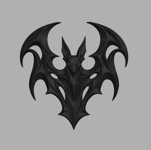 Abstract Bat Wall Art