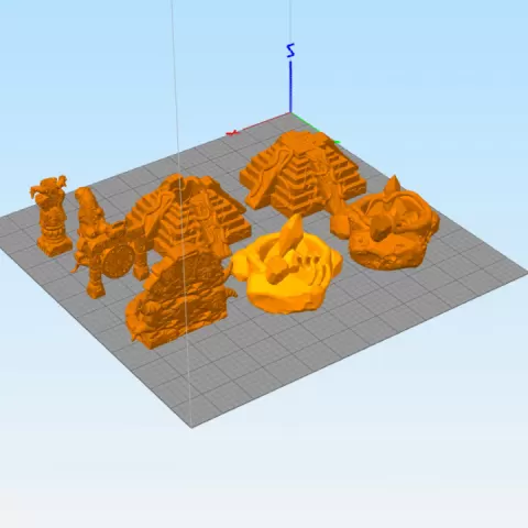 "The rise of Huexili" props set by Mojibake Collectibles