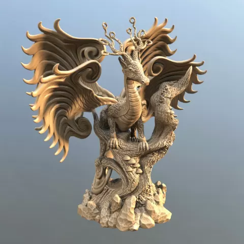 Eirvu, Dragon of the Fae by Jukka Seppänen