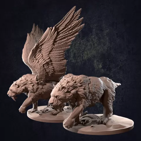 Felidont and Saber Toothed Tiger Pack - Presupported by The Dragon Trappers Lodge