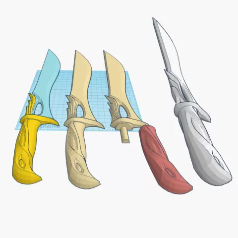 The Valorant Sovereign Knife - Two colors print enabled - PREMIUM PACK - save 20% by Wojciech Bartosiak