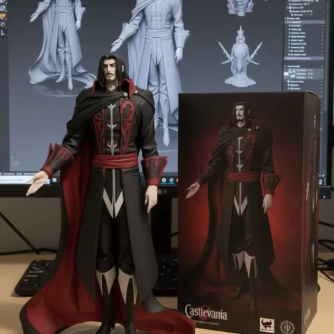 DRACULA: Lord of the Vampires! 👑 3D Model of the King of Darkness from Castlevania.