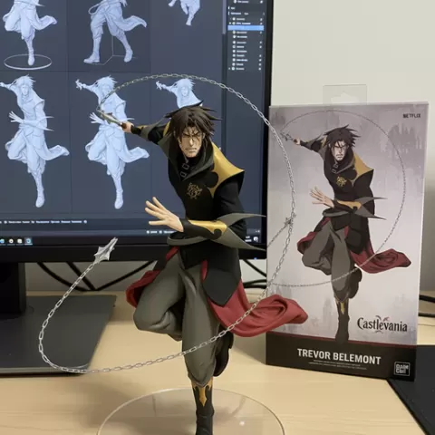 TREVOR BELMONT: The Last of his Line! 🛡️ Castlevania Vampire Hunter 3D Model (Netflix)