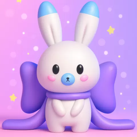 Bunny With Bow