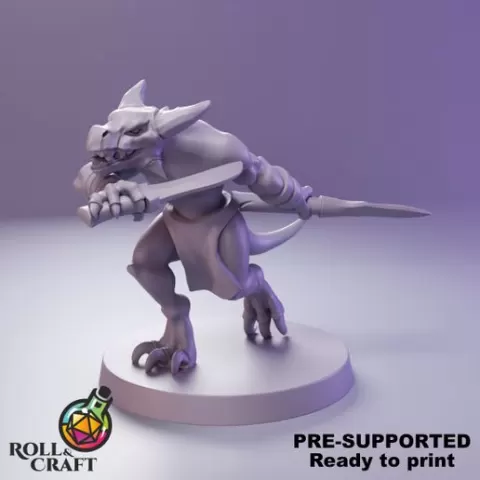 Kobold Raider - PRESUPPORTED