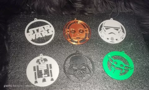Star wars christmas ornaments - exike